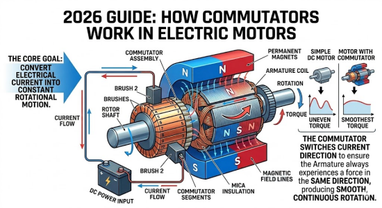 2026 Guide: How Commutators Work in Electric Motors